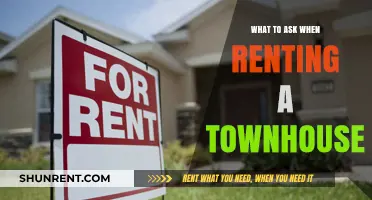 Essential Questions to Ask Before Renting a Townhouse