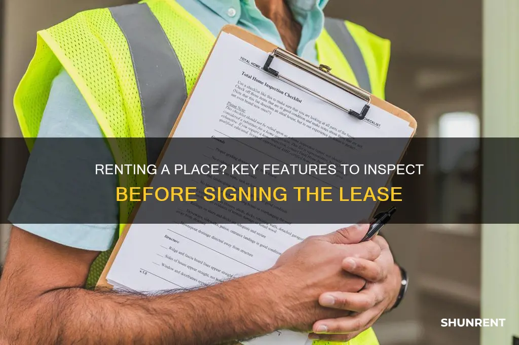 what to be looking for when renting a place
