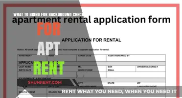 Essential Documents for Apartment Rental Background Checks: What to Bring