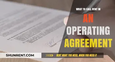 Naming Rent in Your Operating Agreement: Key Terms and Best Practices