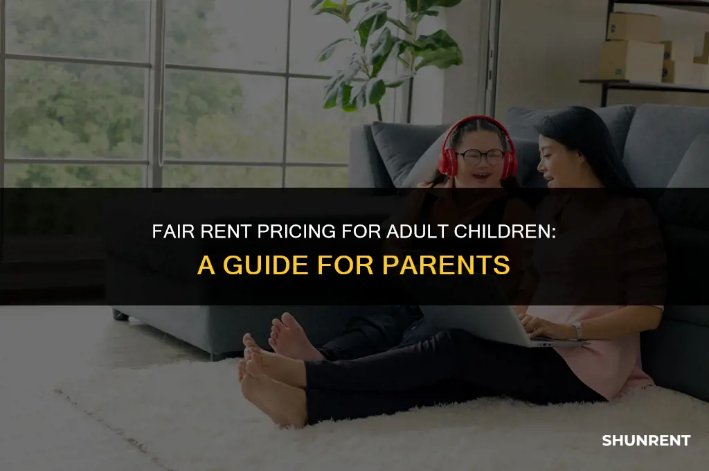 what to charge adult child for rent