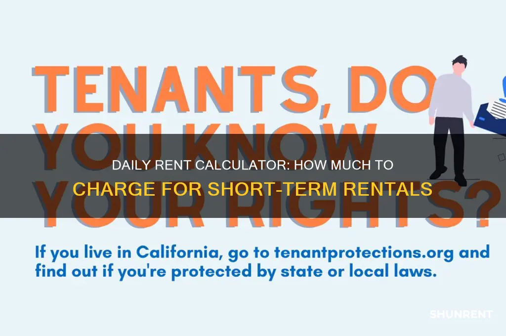 what to charge for rent by day calculator