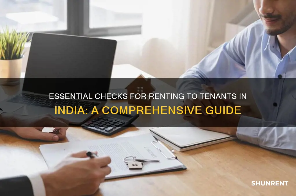 what to check in a renter in india