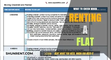 Essential Checklist for Renting a Flat: A Comprehensive Guide