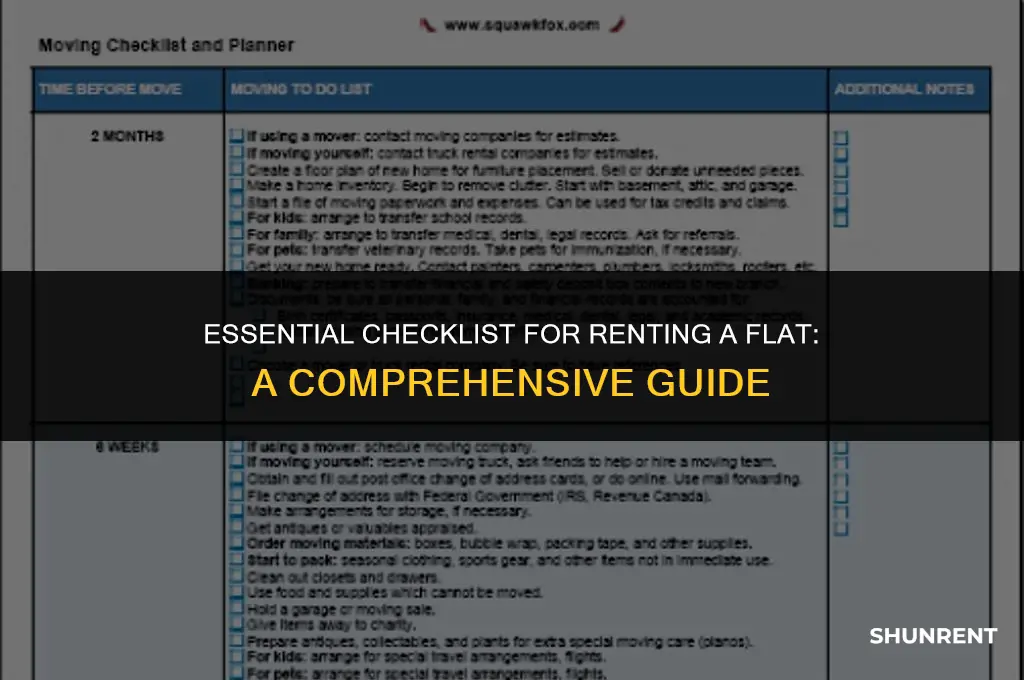 what to check when renting a flat