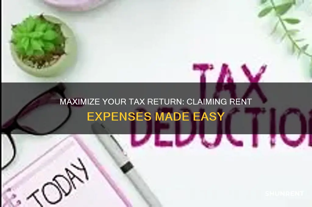what to claim for rent on tax return