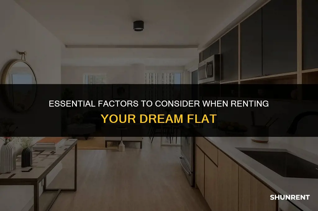 what to consider when renting a flat
