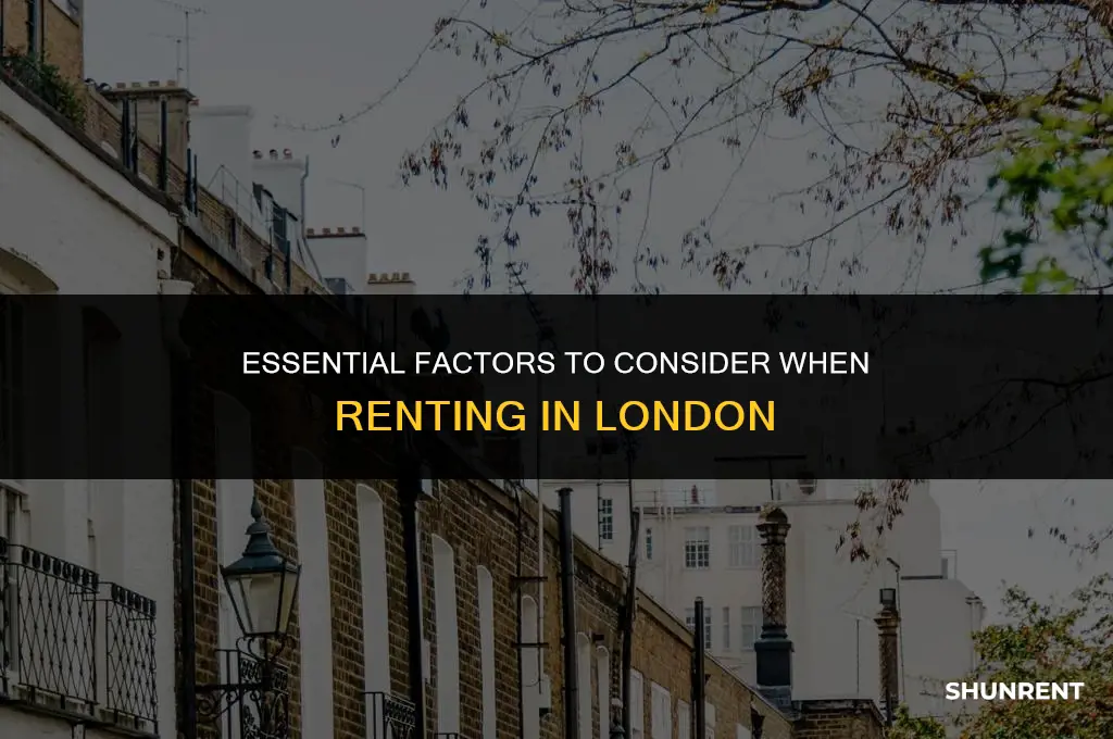 what to consider when renting in london