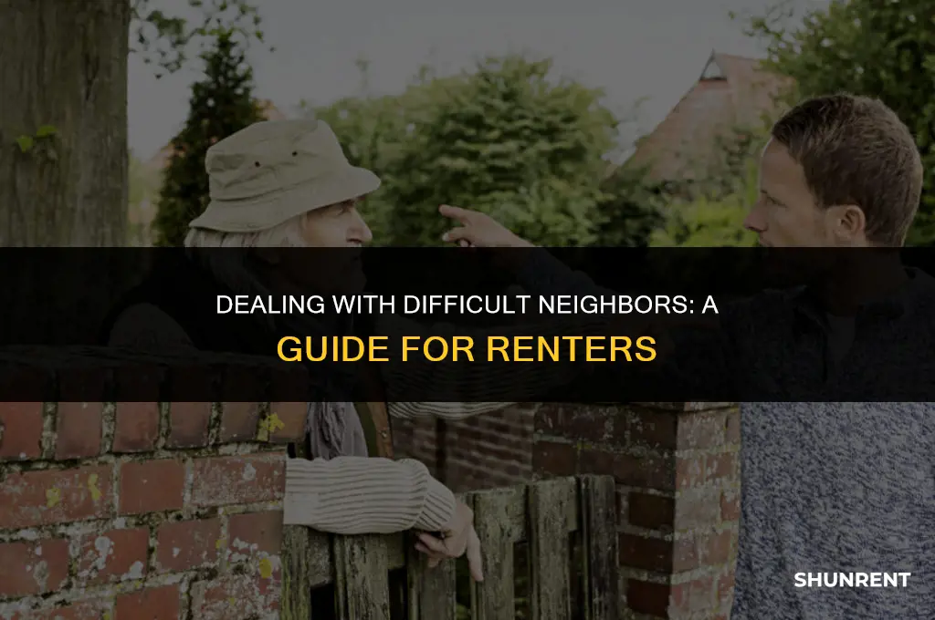 what to do about bad renter neighbors