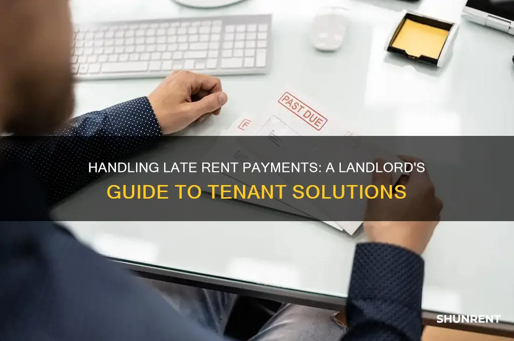 what to do if a tenant is late on rent