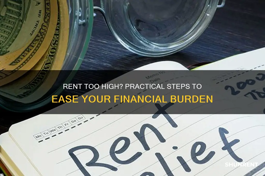 what to do if rent is too high