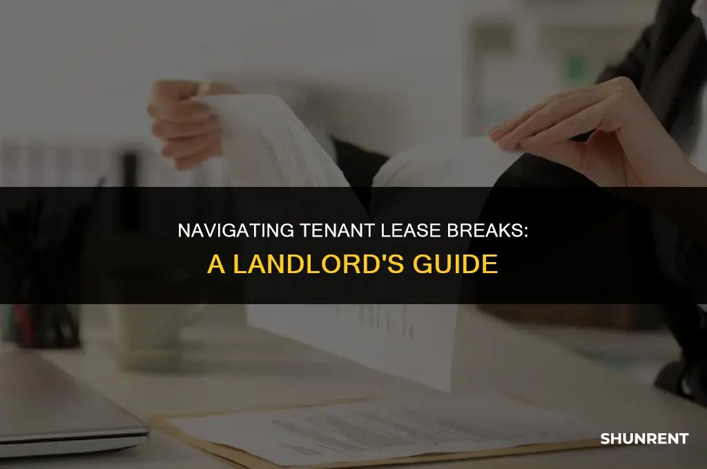what to do if renter breaks lease