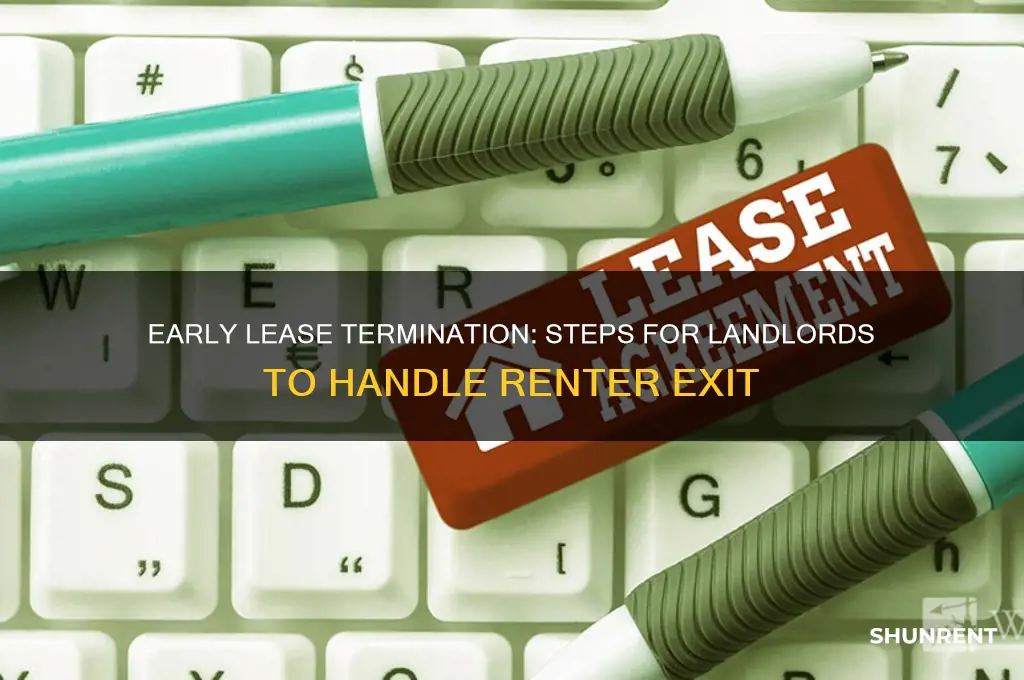 what to do if renter terminate lease early