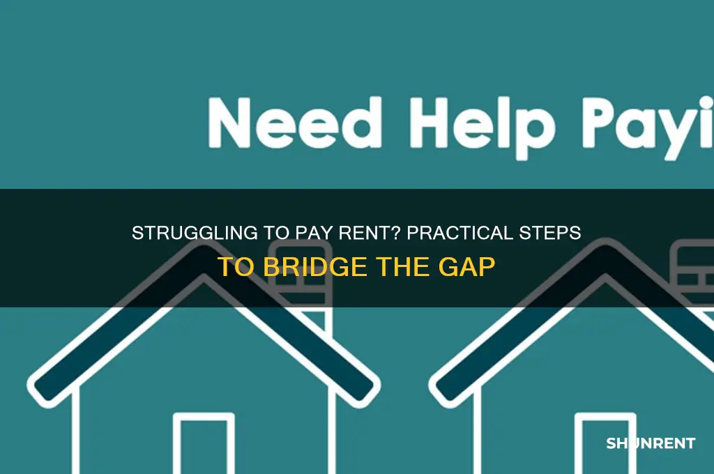 what to do if you are short on rent