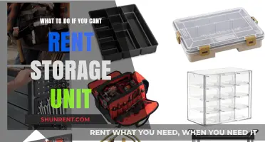 Creative Solutions When You Can't Rent a Storage Unit: Tips & Alternatives