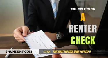 Failed Your Renter Check? Steps to Take and Options to Explore