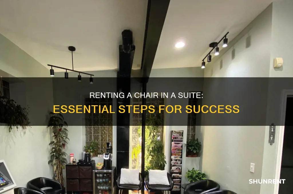 what to do to rent a chair in a suite