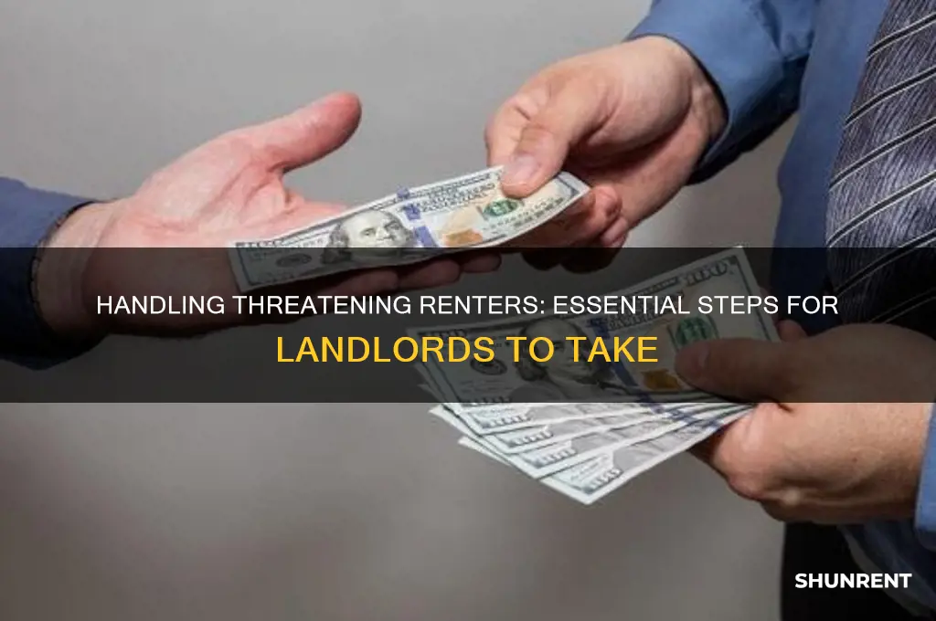 what to do when a renter is a threat
