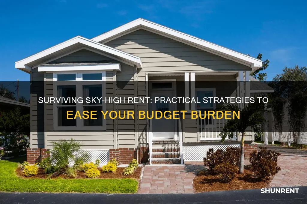 what to do when rent is too expensive