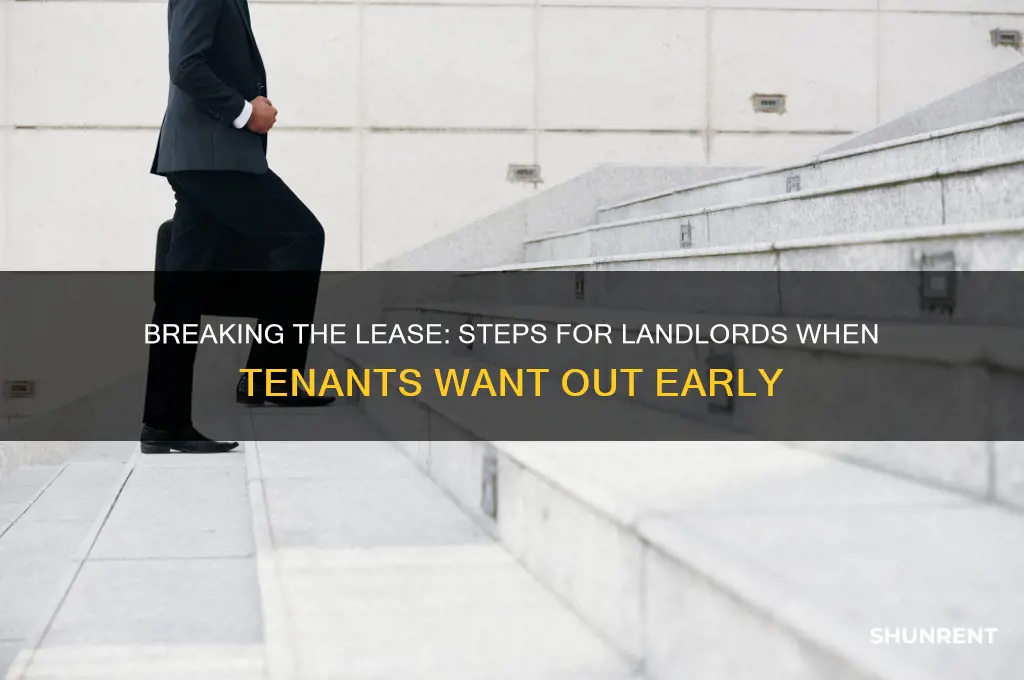 what to do when renter wants to break lease