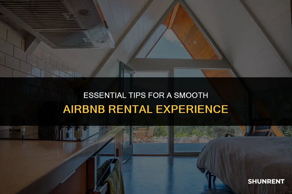 what to do when renting and airbnb