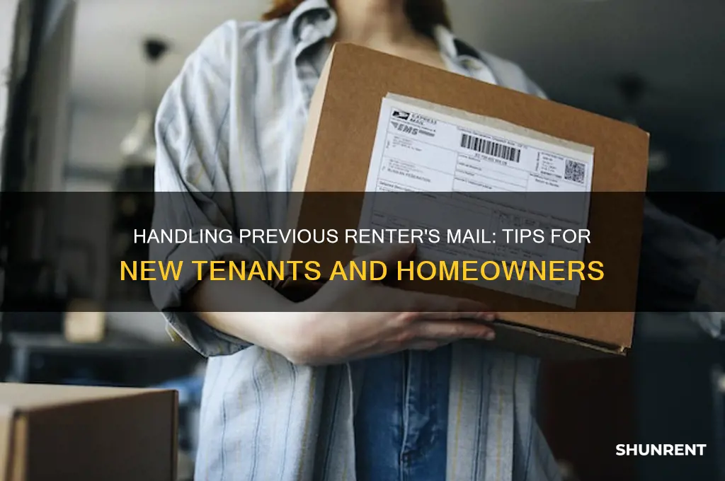 what to do with mail from previous renter