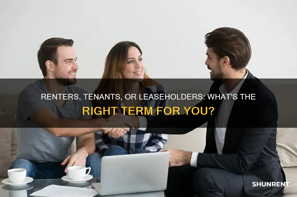 what to do you call a person who rents