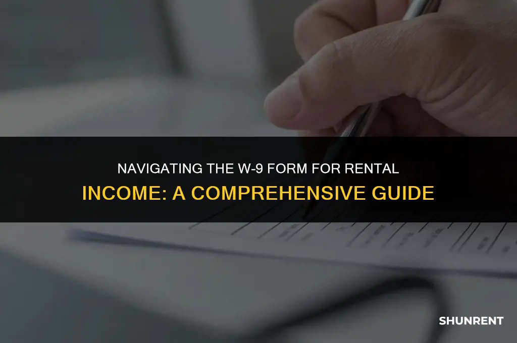 what to fill in w9 for rent