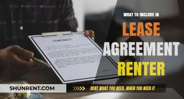 Essential Elements to Include in a Lease Agreement for Renters