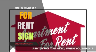 Essential Elements for an Effective For Rent Sign: A Guide
