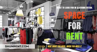Choosing the Perfect Clothing Retail Space: Key Features to Consider
