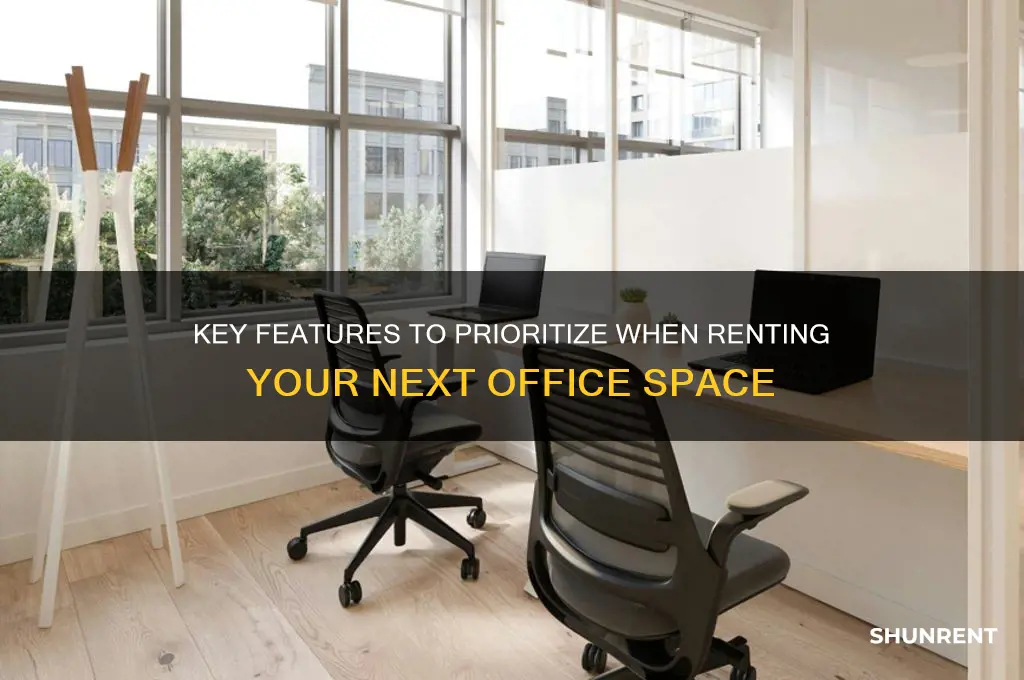 what to look for in new office space renta