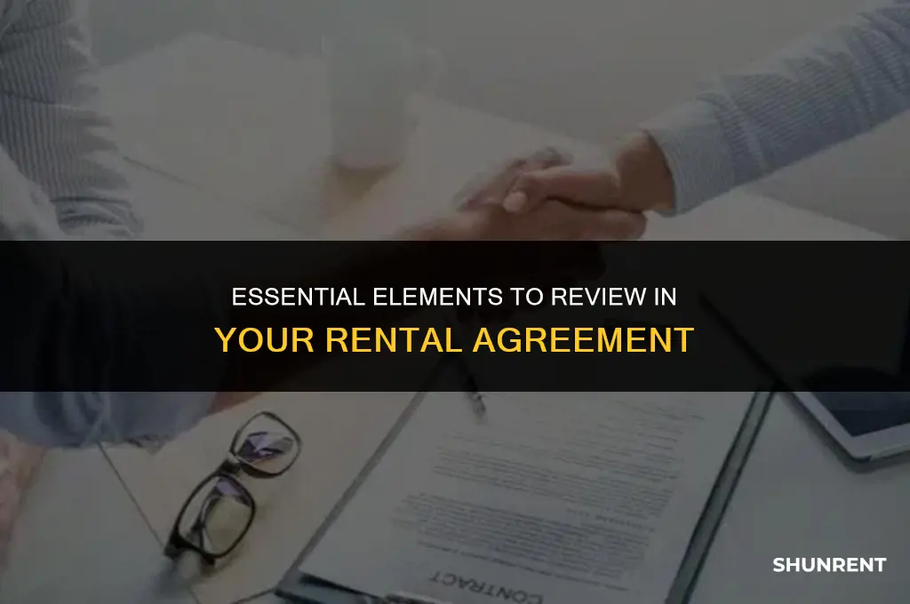 what to look for in rent contract