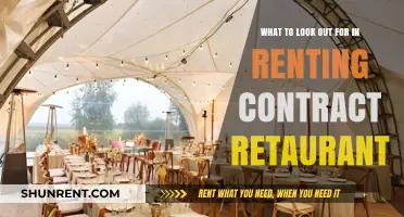 Key Clauses to Review in Your Restaurant Rental Agreement