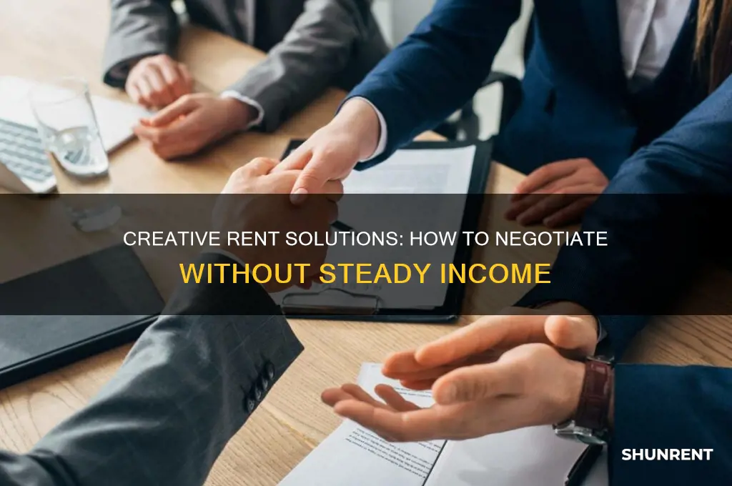 what to offer towards rent if i lack income