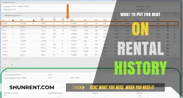 Crafting a Strong Rental History: Key Details to Include for Rent