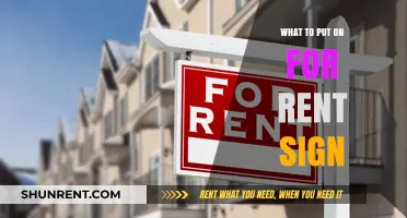 Effective Tips for Crafting an Eye-Catching 'For Rent' Sign