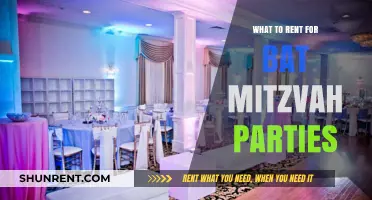Celebrating Milestones: Unique Rentals for Memorable Bat Mitzvah Parties
