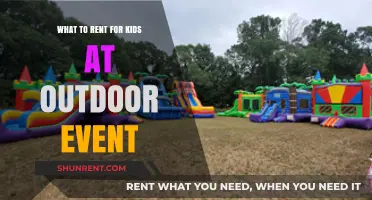 Essential Kids' Rentals for Fun and Safe Outdoor Events