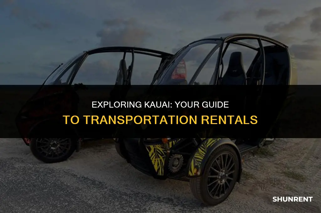 what to rent for transportation in kauia