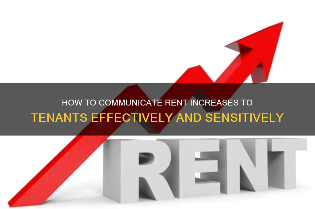 what to say to tenants when raising thei rent