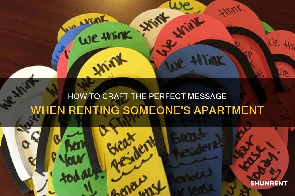 what to say when youre trying to rent someone