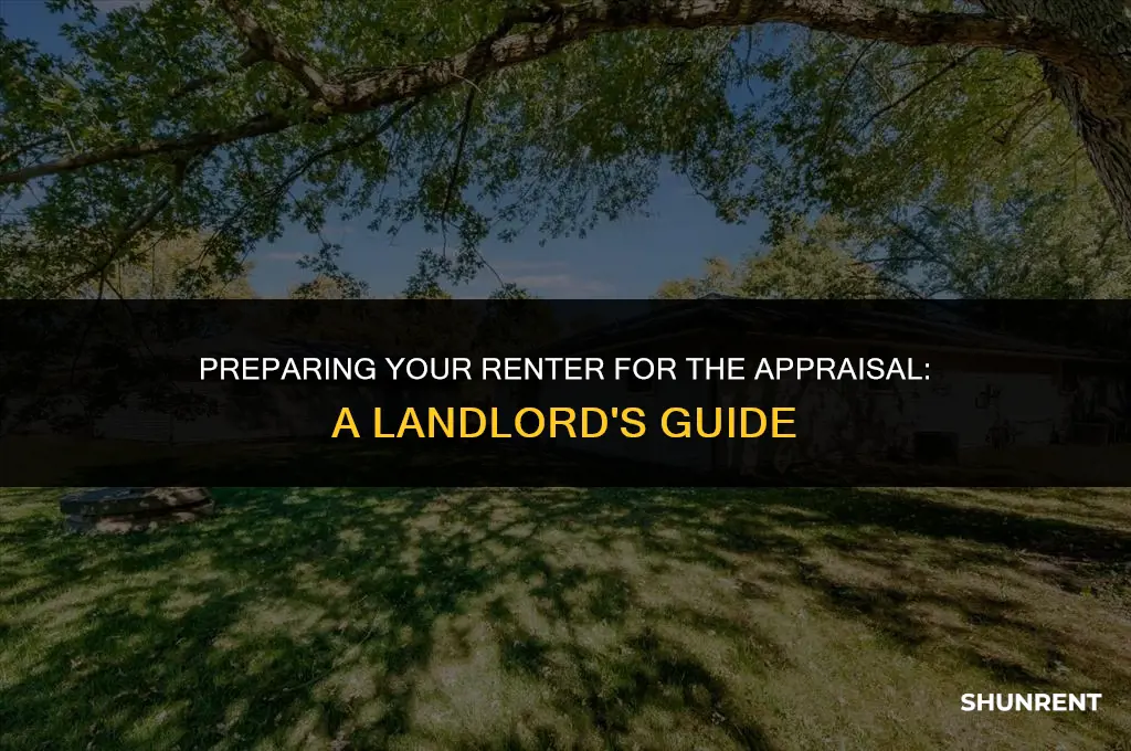 what to tell renter when appraiser comes