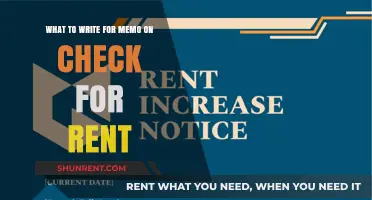 Memo Tips: Crafting Clear Rent Check Notes for Landlords
