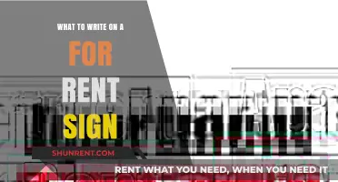 Effective Tips for Crafting an Eye-Catching For Rent Sign