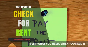 Crafting the Perfect Check for Rent: A Comprehensive Guide