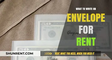 Crafting the Perfect Envelope for Your Rent Payment: A Guide