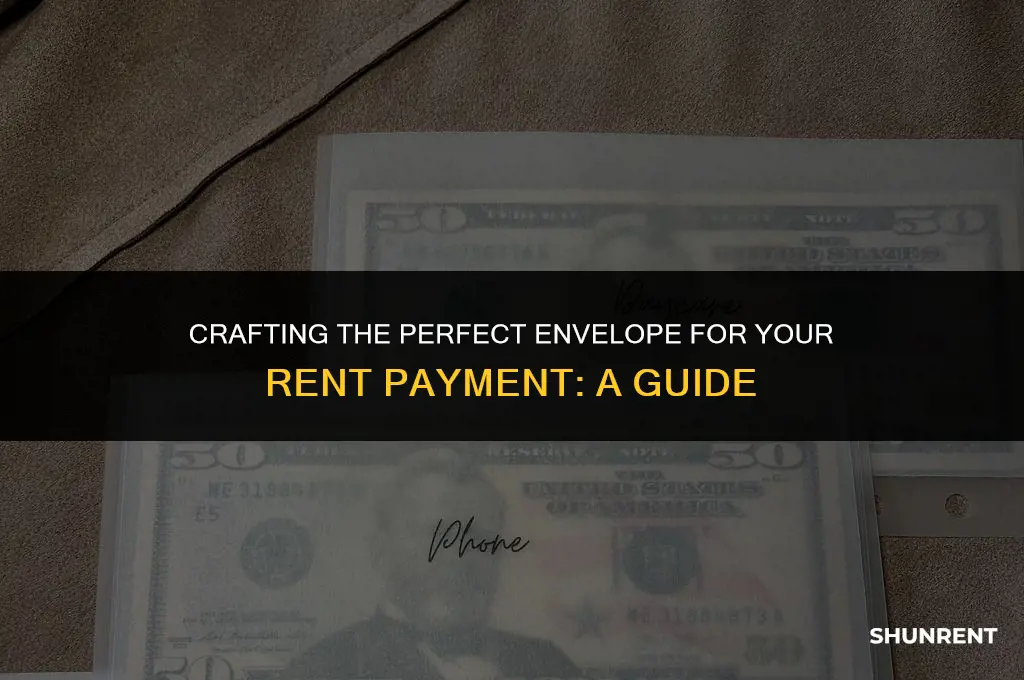 what to write on envelope for rent