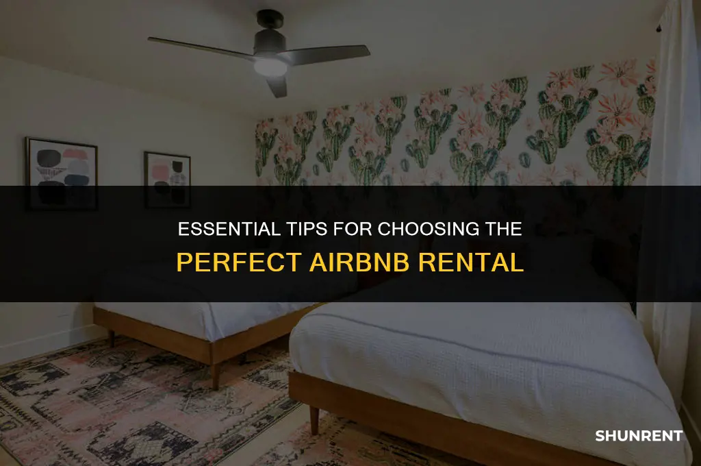 what tolook or when renting an airbnb