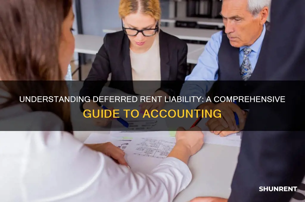 what type of account is a deferred rent liablility